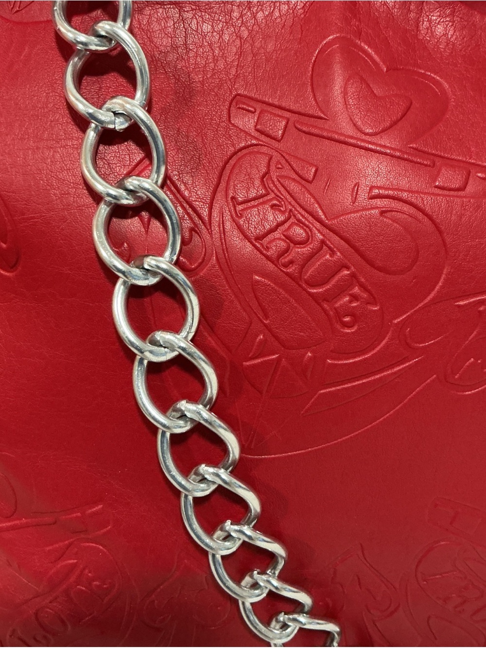 LUX DE VILLE Red True Love Embossed House of Blues Collab Purse - Picture 10 of 13